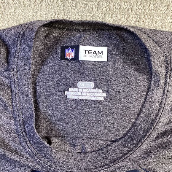 Dallas Cowboys NFL Team Apparel Men's Gray Heather Short Sleeve T-Shirt Size S - Picture 5 of 6
